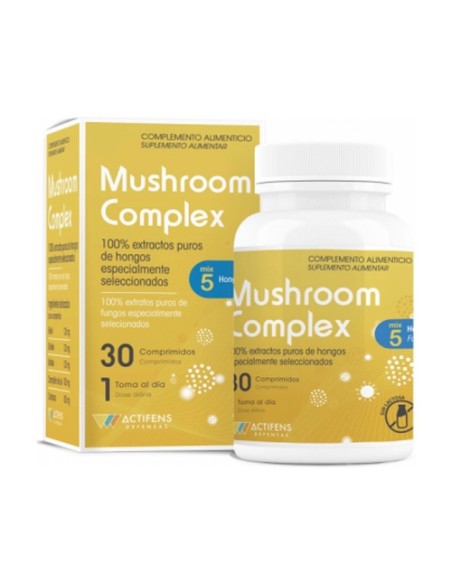 Actifens mushroom complex 30 comprimidos de 1010mg Herbora