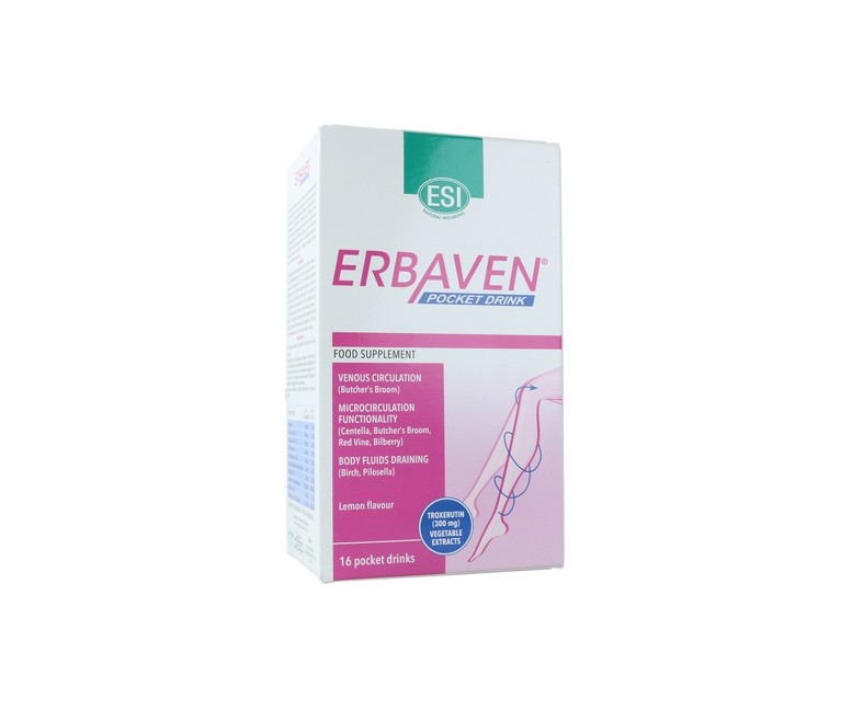 Erbaven Pocket Drink 16 sobres (Limón) ESI