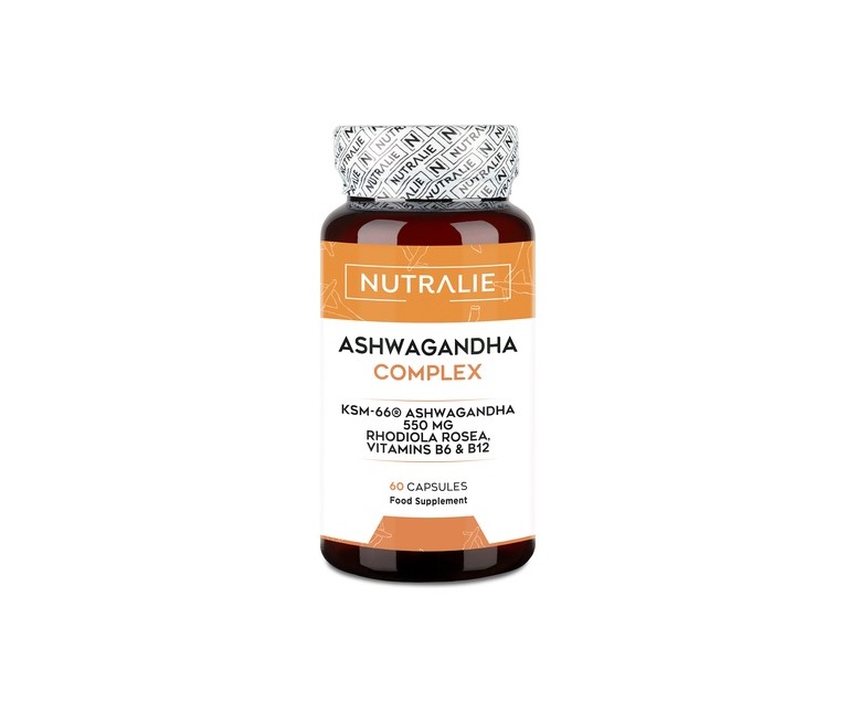 Ashwagandha+B6+B12 ansiedad 60 cápsulas Nutralie