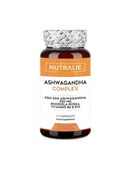 Ashwagandha+B6+B12 ansiedad 60 cápsulas Nutralie