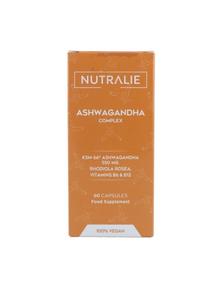 Ashwagandha+B6+B12 ansiedad 60 cápsulas Nutralie