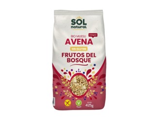 Muesli de avena sin gluten con frutas del bosque Bio