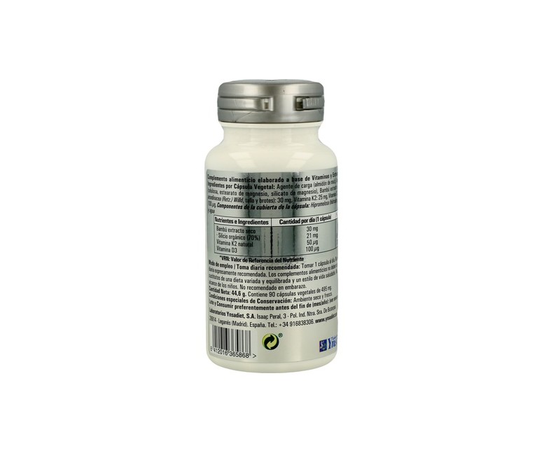 Vitamina D3 K2 y Silicio 90 cápsulas Ynsadiet