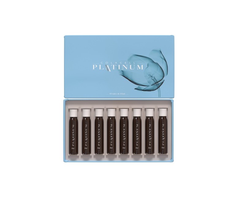 Colacell platinum colágeno hidrolizado marino y bovino 15 viales de 25ml Mundonatural
