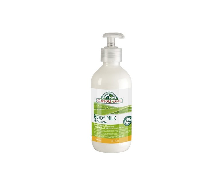 Body Milk Aloe y Centella Asiatica 300 ml de gel Corpore sano