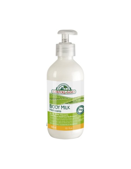 Body Milk Aloe y Centella Asiatica 300 ml de gel Corpore sano