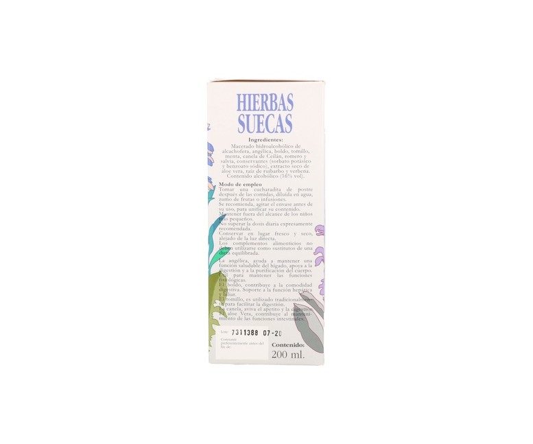 Hierbas Suecas Jarabe 200 ml Espadiet