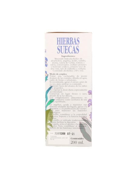 Hierbas Suecas Jarabe 200 ml Espadiet