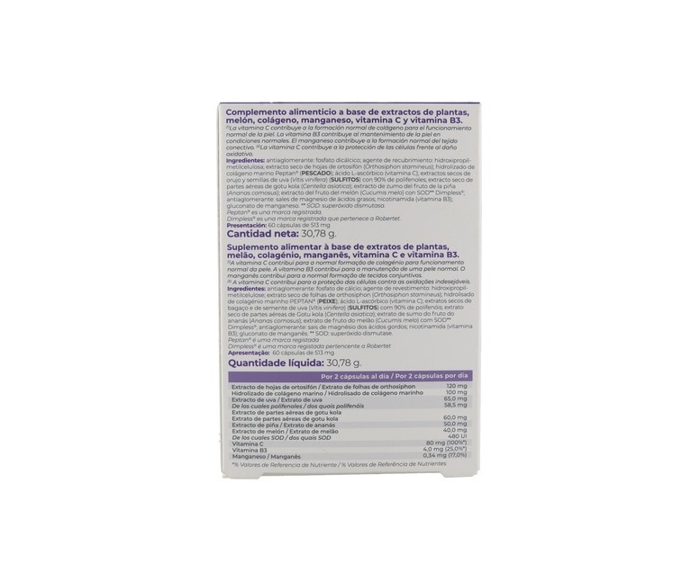 Dermovance cellu antioxidante 60 cápsulas de 513mg Inovance