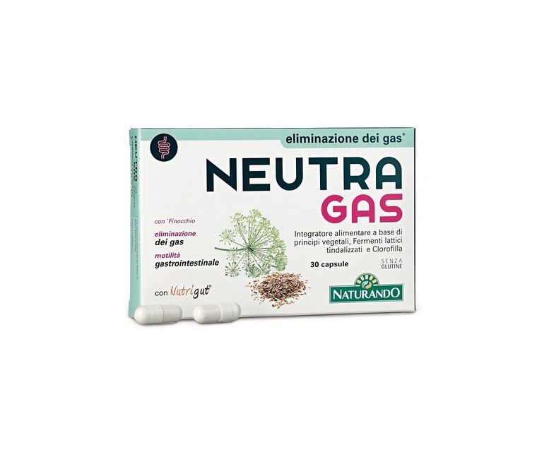 Neutragas gases 30 cápsulas Naturando