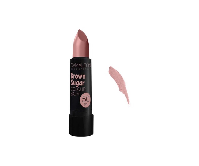 Colour balm bálsamo labial sugar brown SPF50 4 g (Marrón) CAMALEON