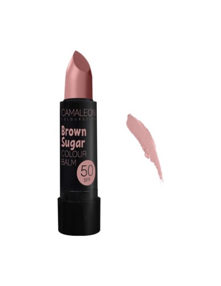 Colour balm bálsamo labial sugar brown SPF50 4 g (Marrón) CAMALEON