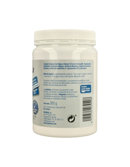 Colagtiv Cartílagos y Huesos 300 g de polvo El Granero Integral