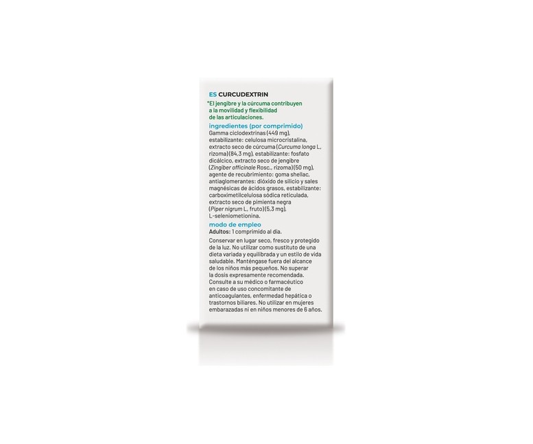 Curcu Dextrin 28 comprimidos Soria Natural