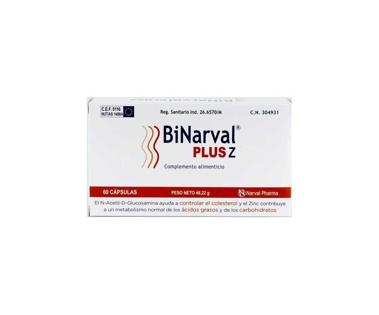 Binarval Plus Z 60 cápsulas Narval Pharma