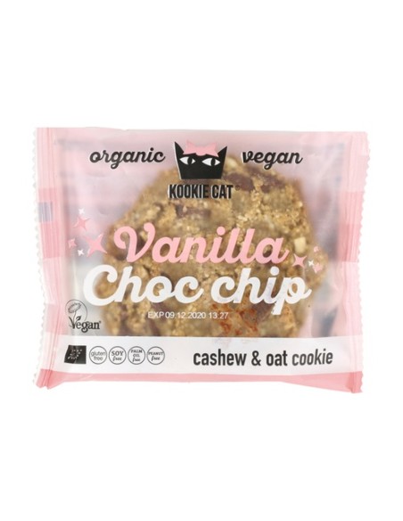 Galleta de Vainilla con Pepitas de Cacao 1 unidad de 50g Kookie Cat