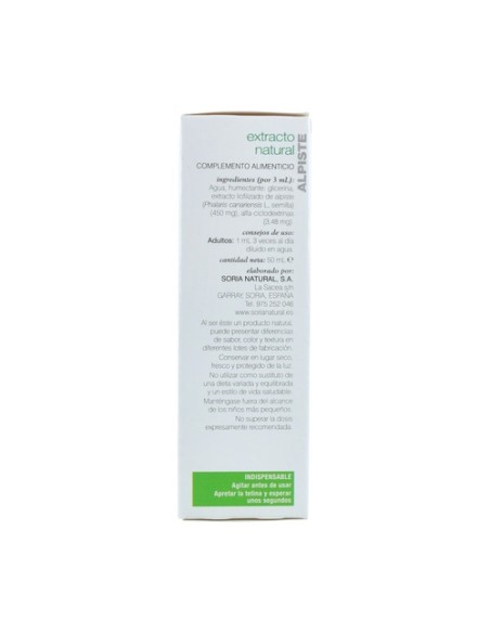 Extracto de alpiste siglo XXI 50 ml Soria Natural