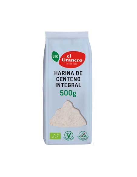 Harina Centeno Integral BIO 500 g El Granero Integral