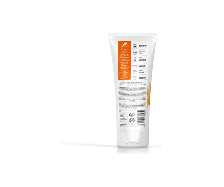 Loción corporal con miel de manuka 200 ml Dr. Organic
