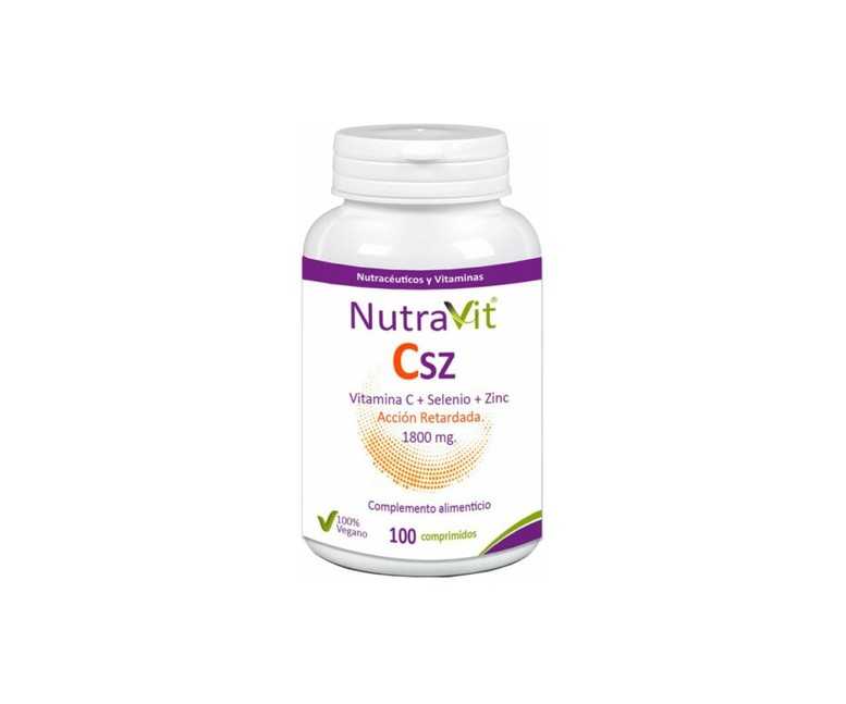 Nutravit CSZ (vitamina C + selenio + zinc) 100 comprimidos de 1800mg NutraVit
