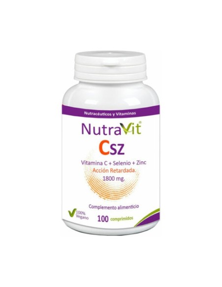 Nutravit CSZ (vitamina C + selenio + zinc) 100 comprimidos de 1800mg NutraVit