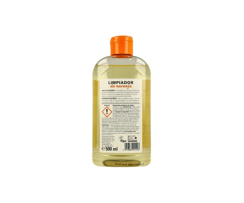 Limpiador Universal de Naranja 500 ml Sodasan