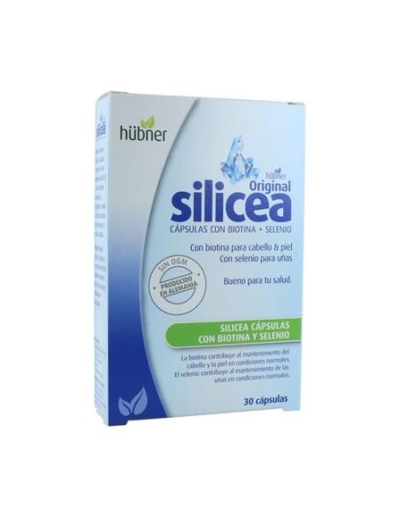 Silicea cápsulas (con biotina y selenio) 30 cápsulas de 420mg Hubner