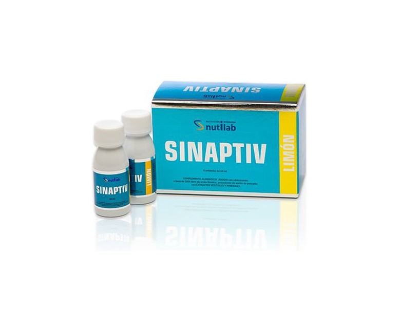 Sinaptiv sabor limón 8 unidades de 60ml (Limón) Nutilab
