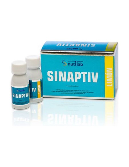 Sinaptiv sabor limón 8 unidades de 60ml (Limón) Nutilab