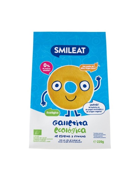 Galletas Infantiles de Espelta con Manzana Eco 220 g Smileat