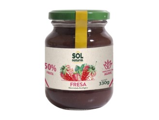 Mermelada de fresa con sirope de agave Bio