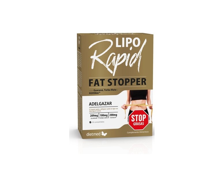Liporaid fat stopper stop grasas 30 comprimidos Dietmed