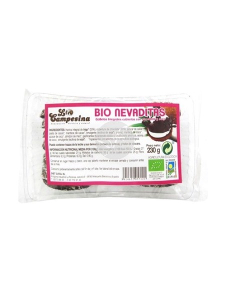 Galletas Nevaditas de Coco Bio Sin huevo 230 g La Campesina