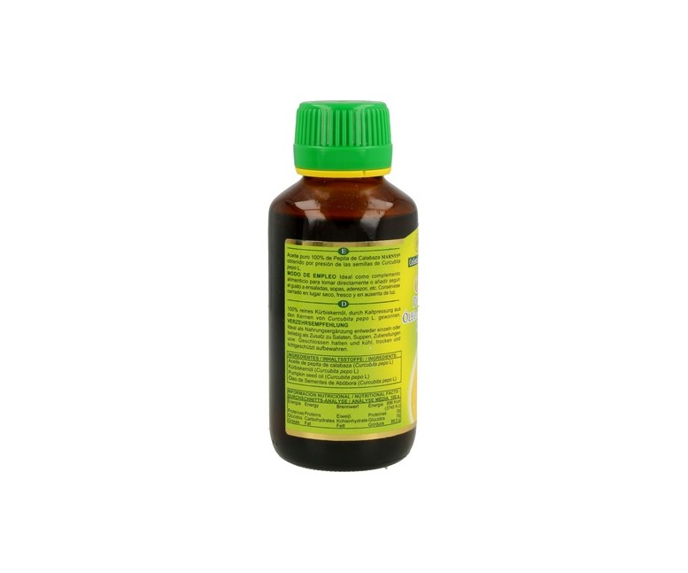 Aceite Alimentario de Pepita de Calabaza 125 ml MARNYS®