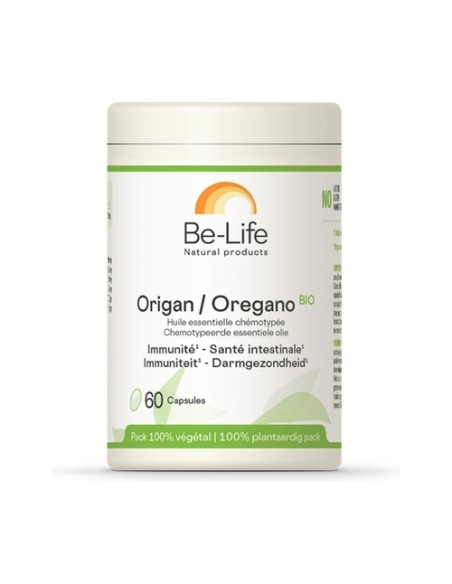 Orégano Bio 60 cápsulas Be-Life