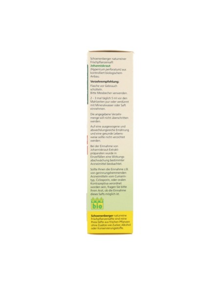 Jugo de Hipérico 200 ml Jus de Plante