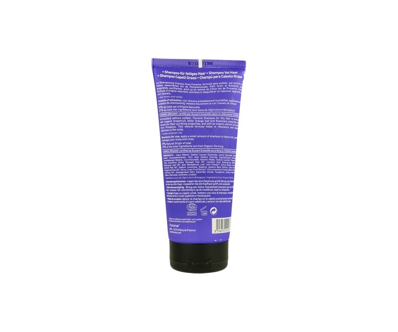 Champú para cabellos grasos 200 ml Florame