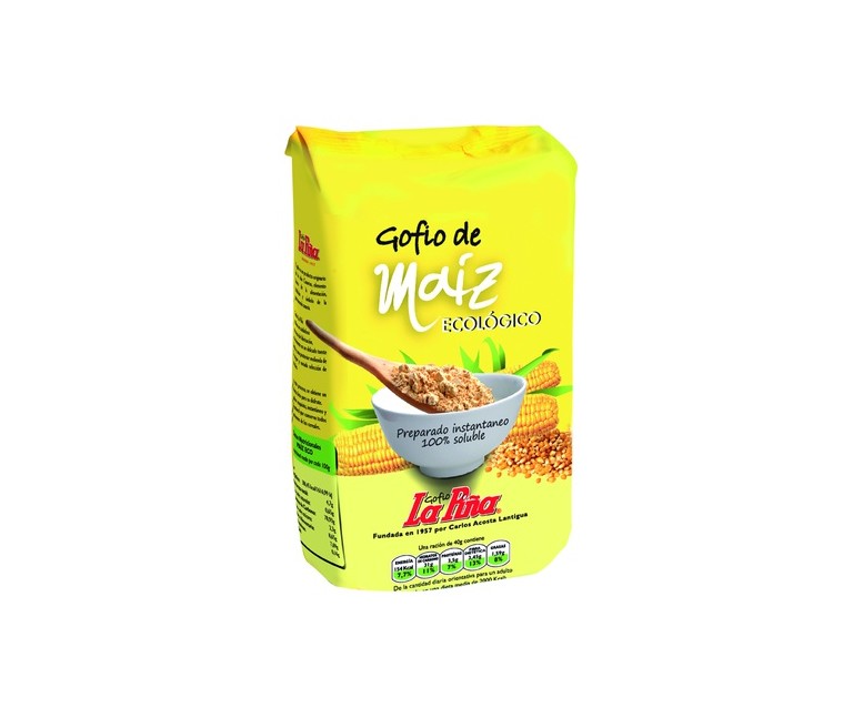 Gofio de Maíz Bio 500 g Gofio La Piña