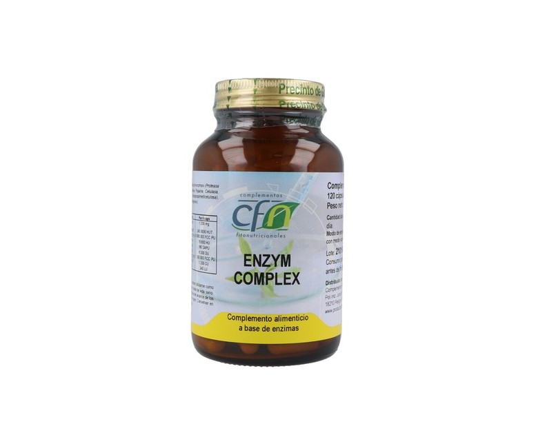 Inflazym Enzym Complex 120 cápsulas vegetales Cfn