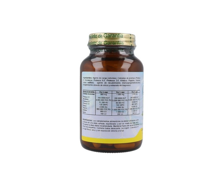 Inflazym Enzym Complex 120 cápsulas vegetales Cfn