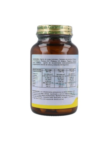 Inflazym Enzym Complex 120 cápsulas vegetales Cfn