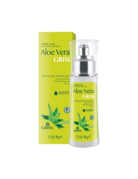Crema hidratante aloe vera SPF15 Grisi 60 ml de crema Grisi