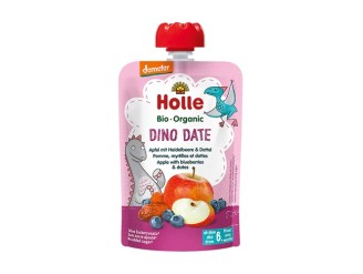 Smoothie dino date manzana y arándanos Bio 6m+