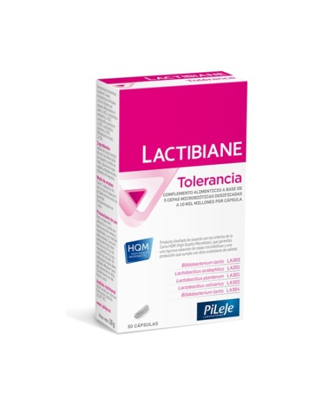 Lactibiane Tolerance 30 cápsulas Pileje