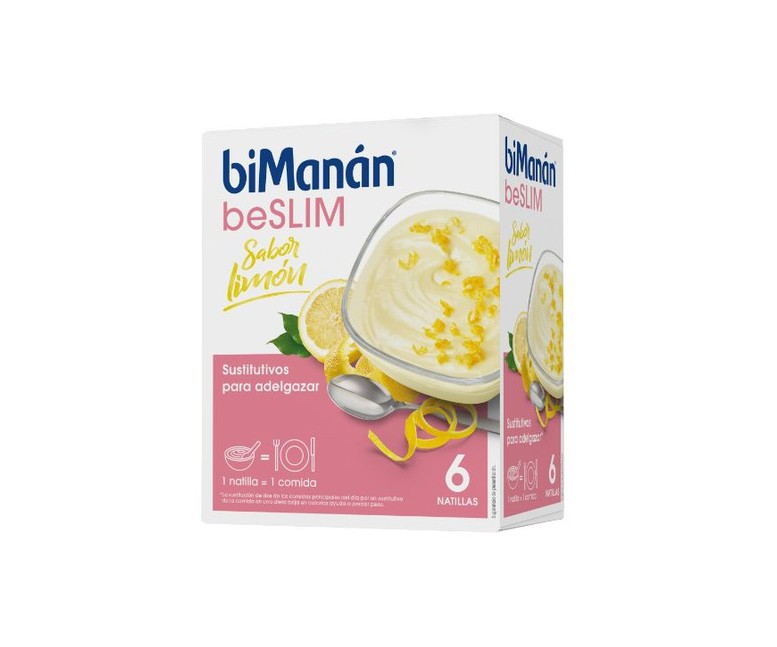 Natillas de limón 6 unidades de 50g biManán