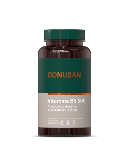 Vitamina B5 Ácido Pantotenico 90 comprimidos de 500mg Bonusan