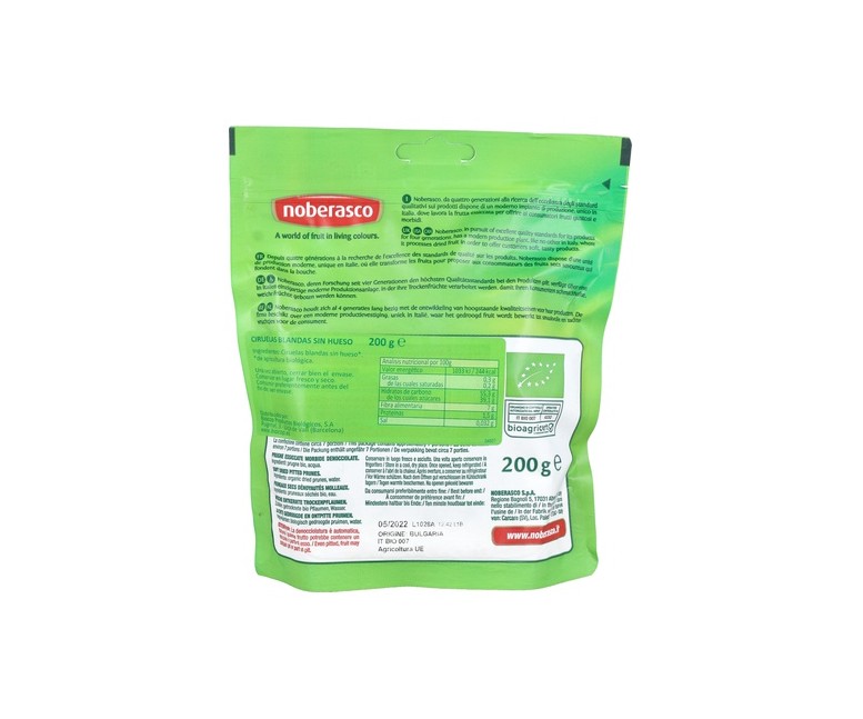 Ciruelas Blandas Sin Hueso 200 g Noberasco