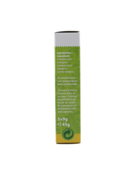 Levadura Seca Sin Gluten Eco 5 sobres de 9g Bioreal