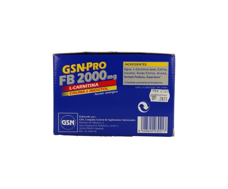 GSN-Pro FB 2000 20 viales de 30ml Gsn