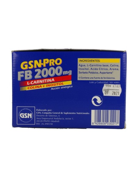 GSN-Pro FB 2000 20 viales de 30ml Gsn